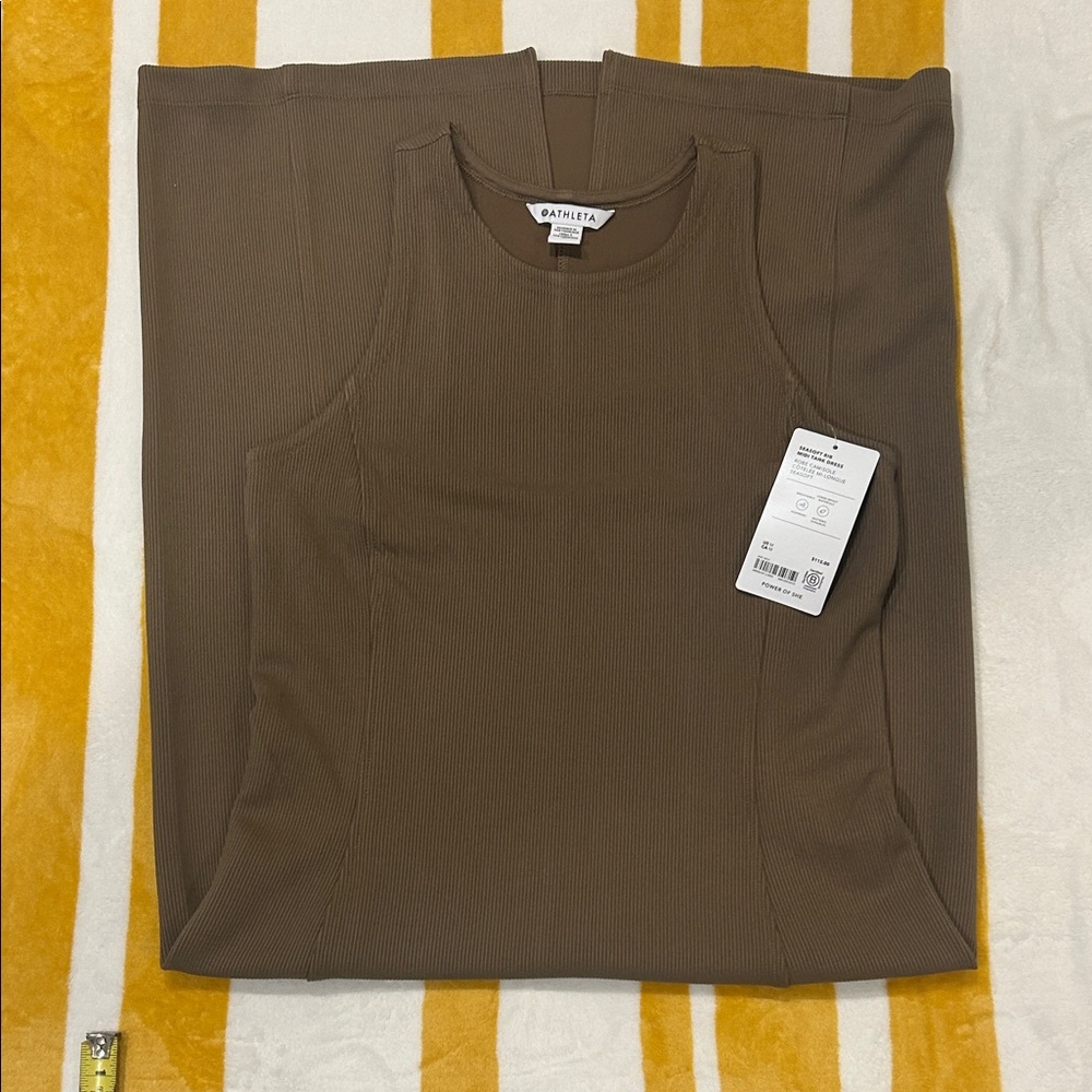 Athleta Brown Sleeveless Dress